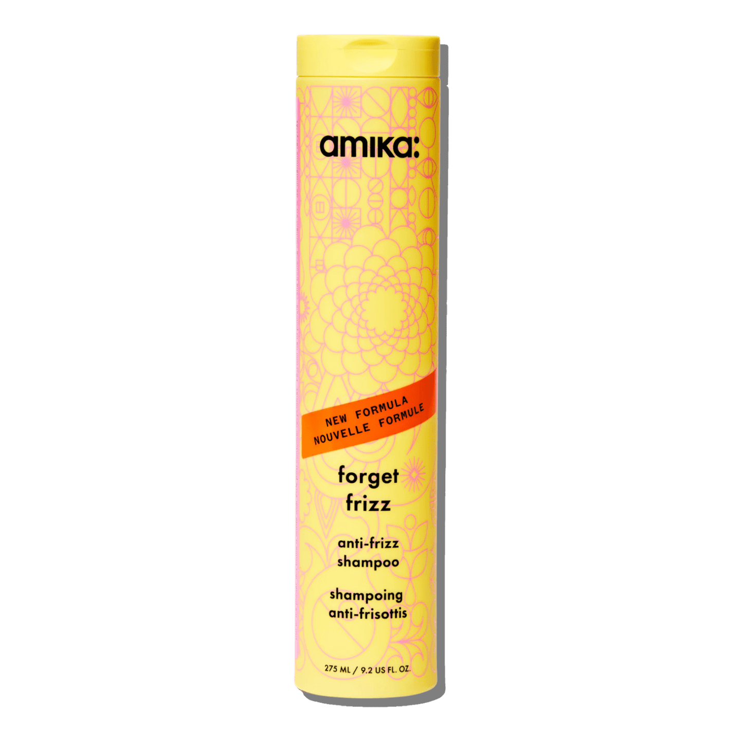 Amika Shampooing Anti-Frisottis Forget Frizz – Cheveux Indisciplinés 275 ml