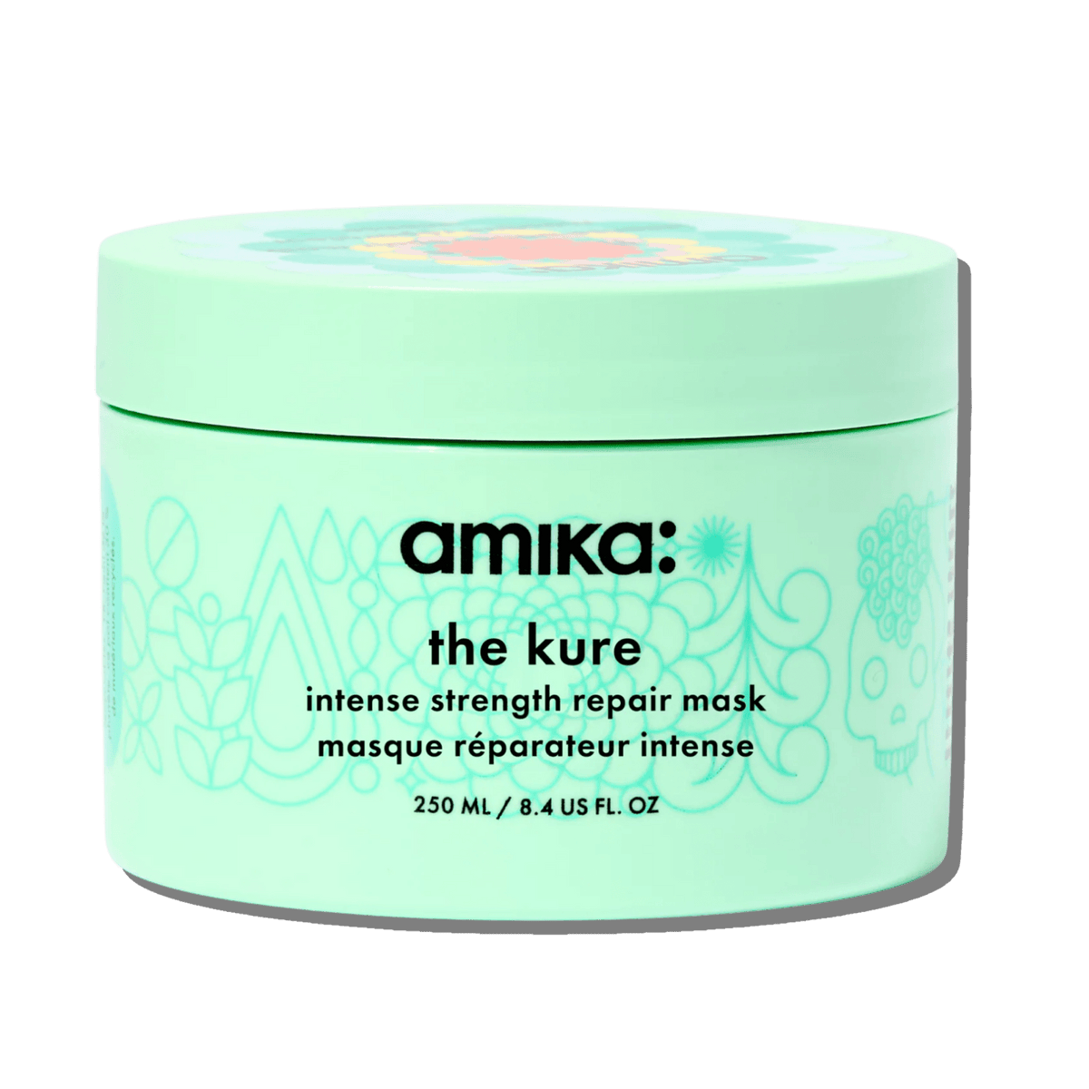 Amika Masque Réparateur The Kure – Cheveux Très Abîmés 250 ml