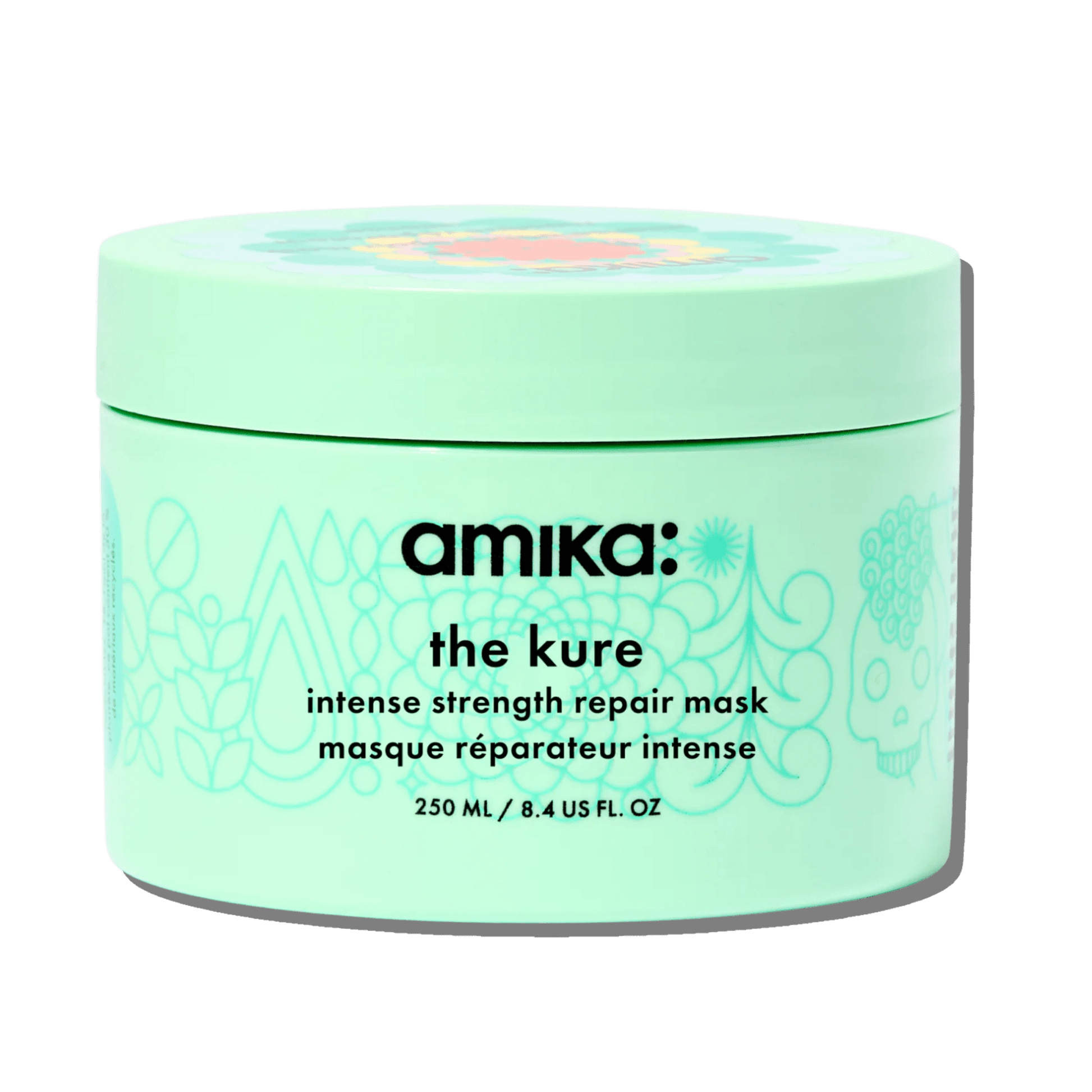 Amika Masque Réparateur The Kure – Cheveux Très Abîmés 250 ml