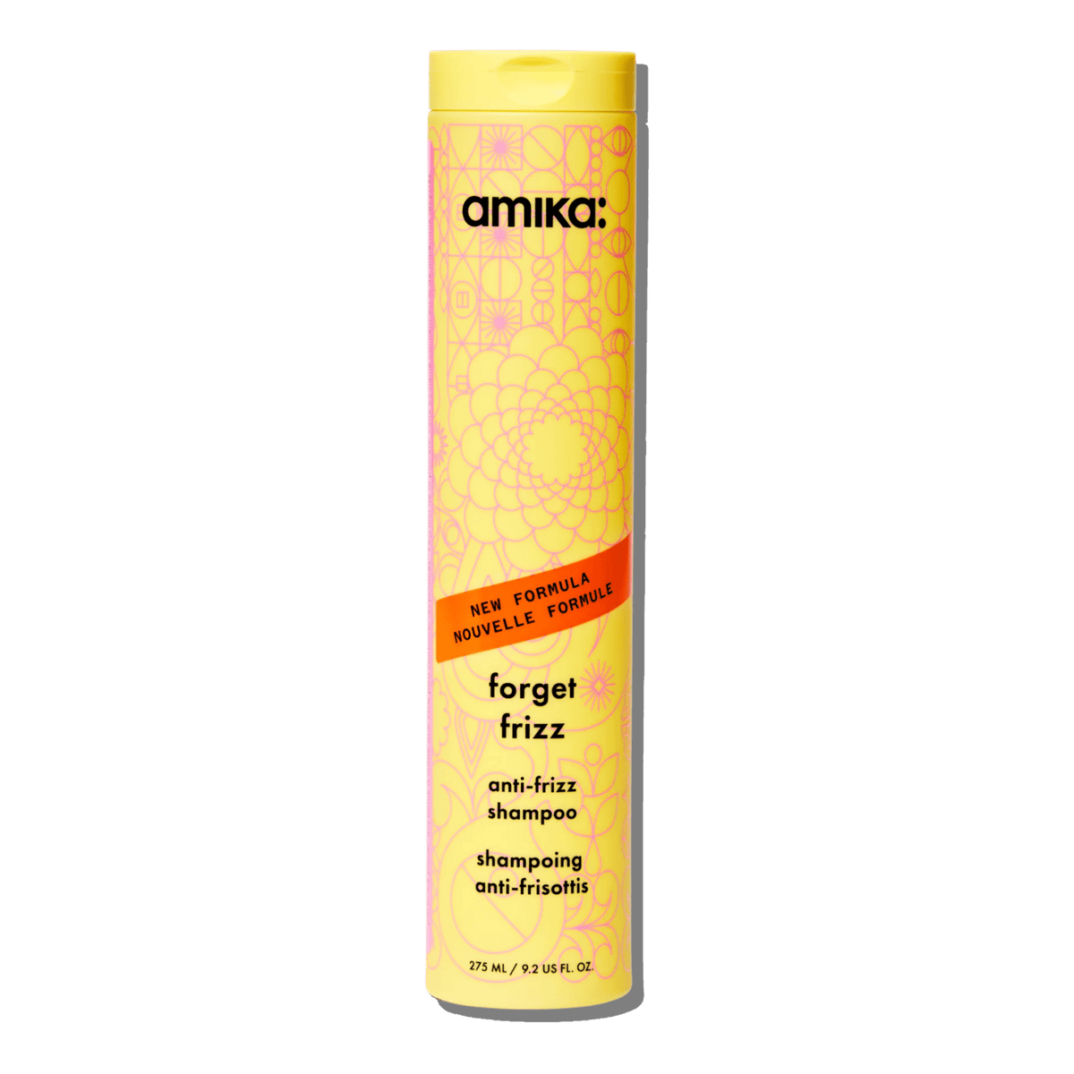 Amika Shampooing Anti-Frisottis Forget Frizz – Cheveux Indisciplinés 275 ml