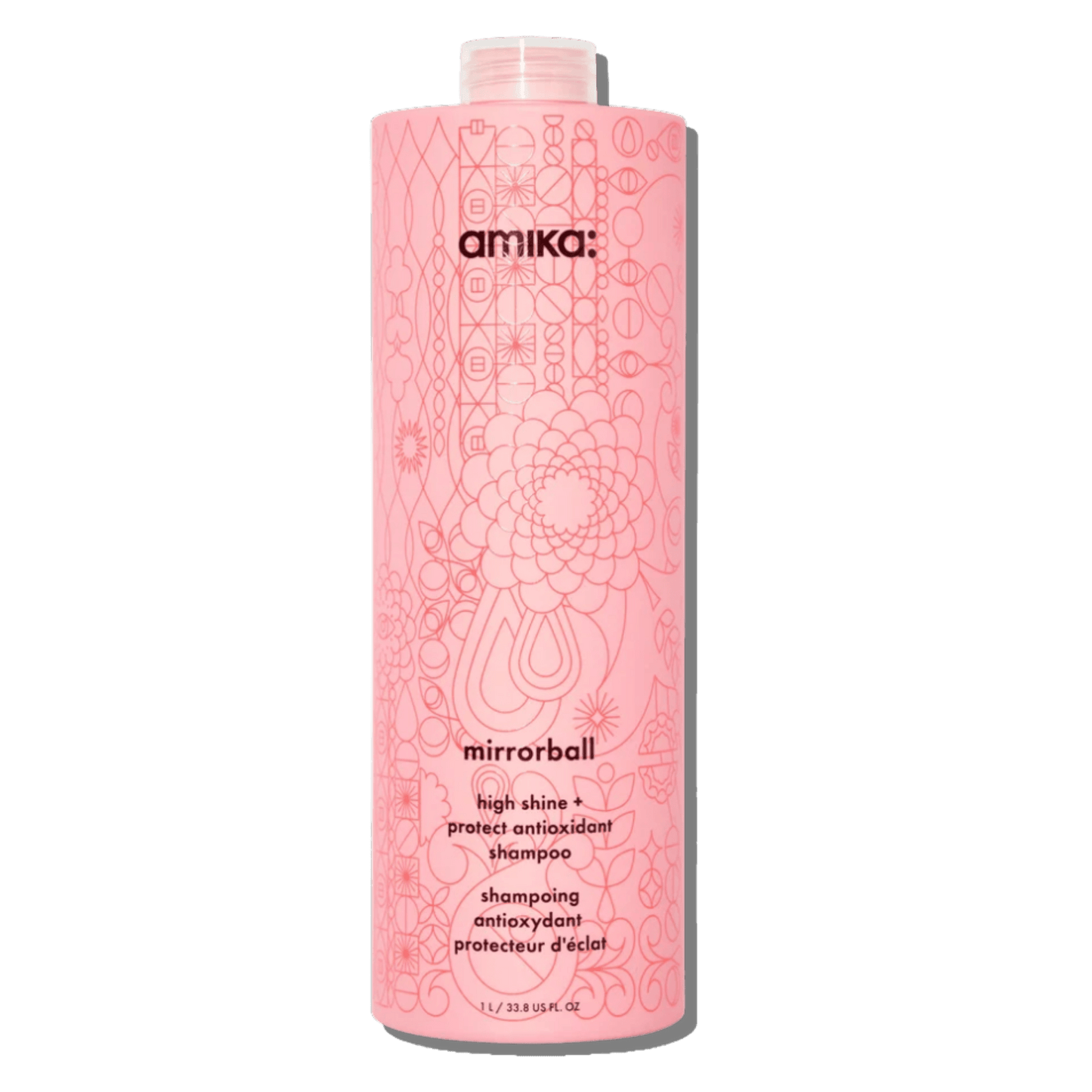 Amika Shampooing Antioxydant Mirrorball – Cheveux Fins à Moyens 1 L