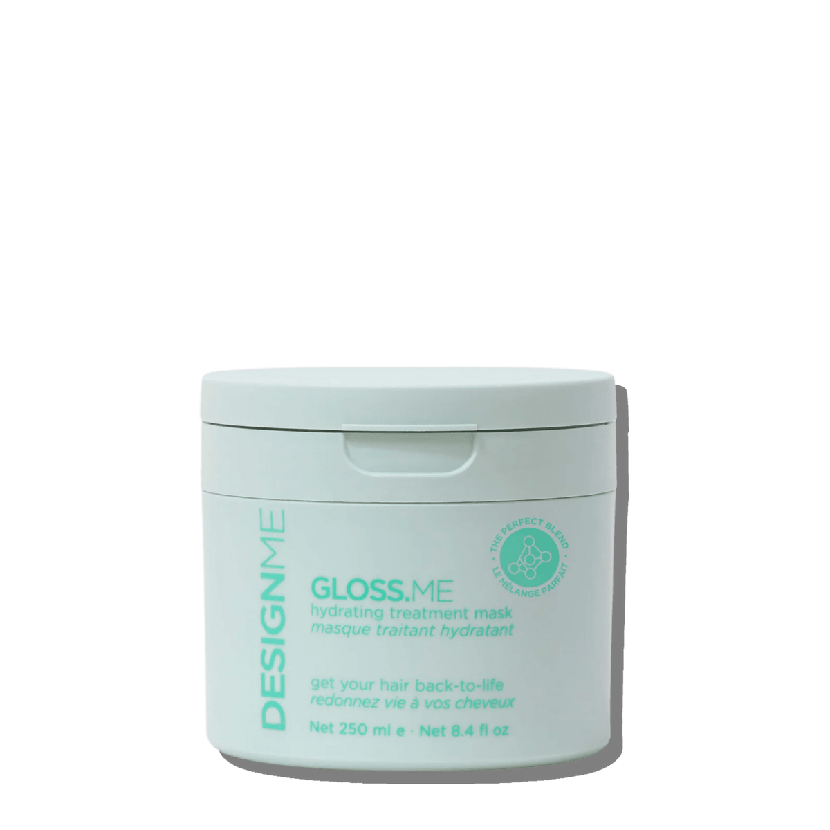 DESIGN ME Masque Traitant Hydratant Gloss.Me – Tous Types de Cheveux 250 ml
