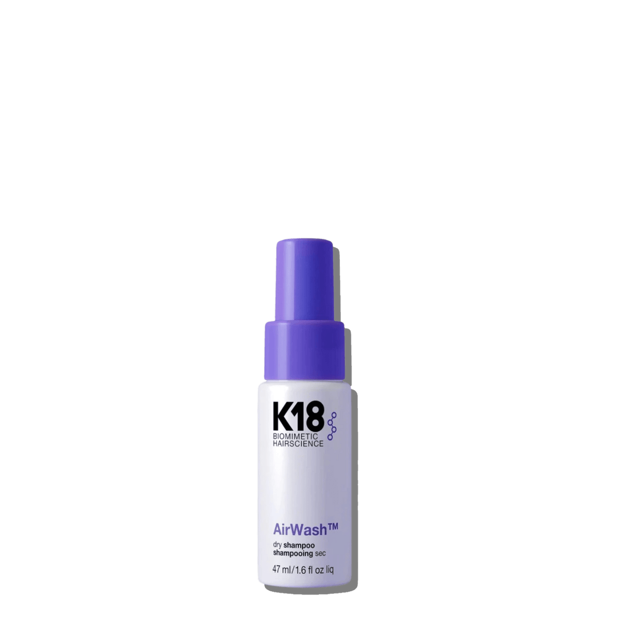 K18 Shampooing Sec AirWash – Tous Types de Cheveux 47 ml