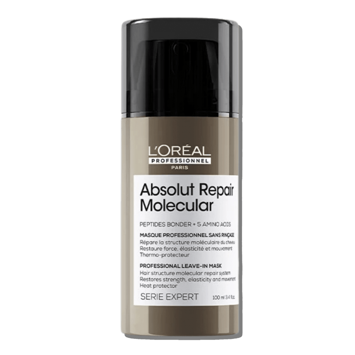 L'Oréal Professionnel Masque sans Rinçage Absolut Repair Molecular – Cheveux Abîmés 100 ml