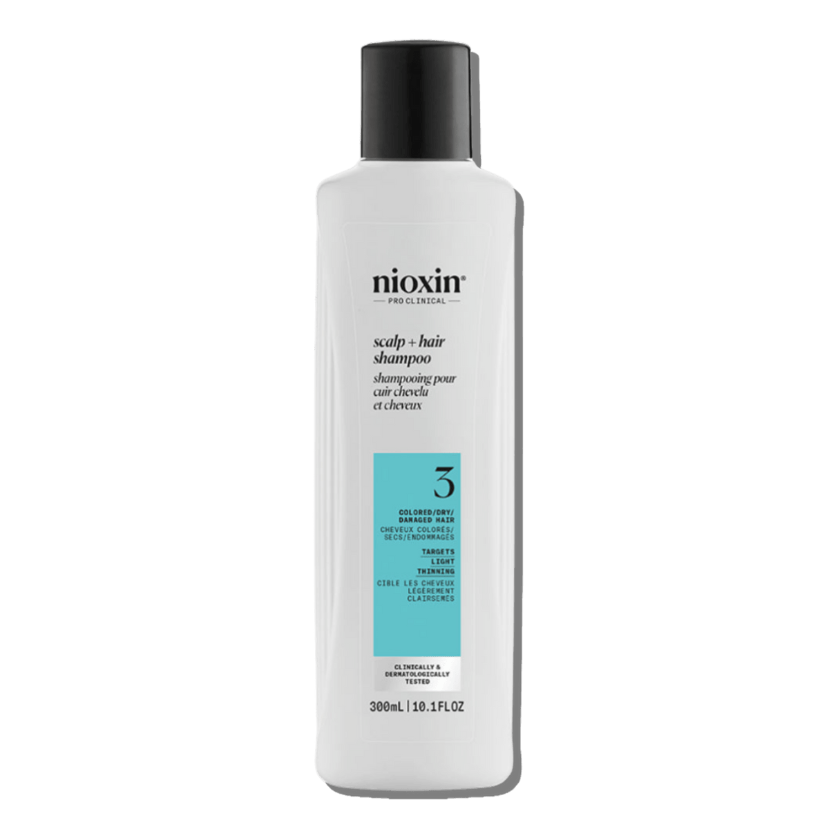 Nioxin Shampooing Fortifiant System 3 – Cheveux Colorés en Amincissement 300 ml